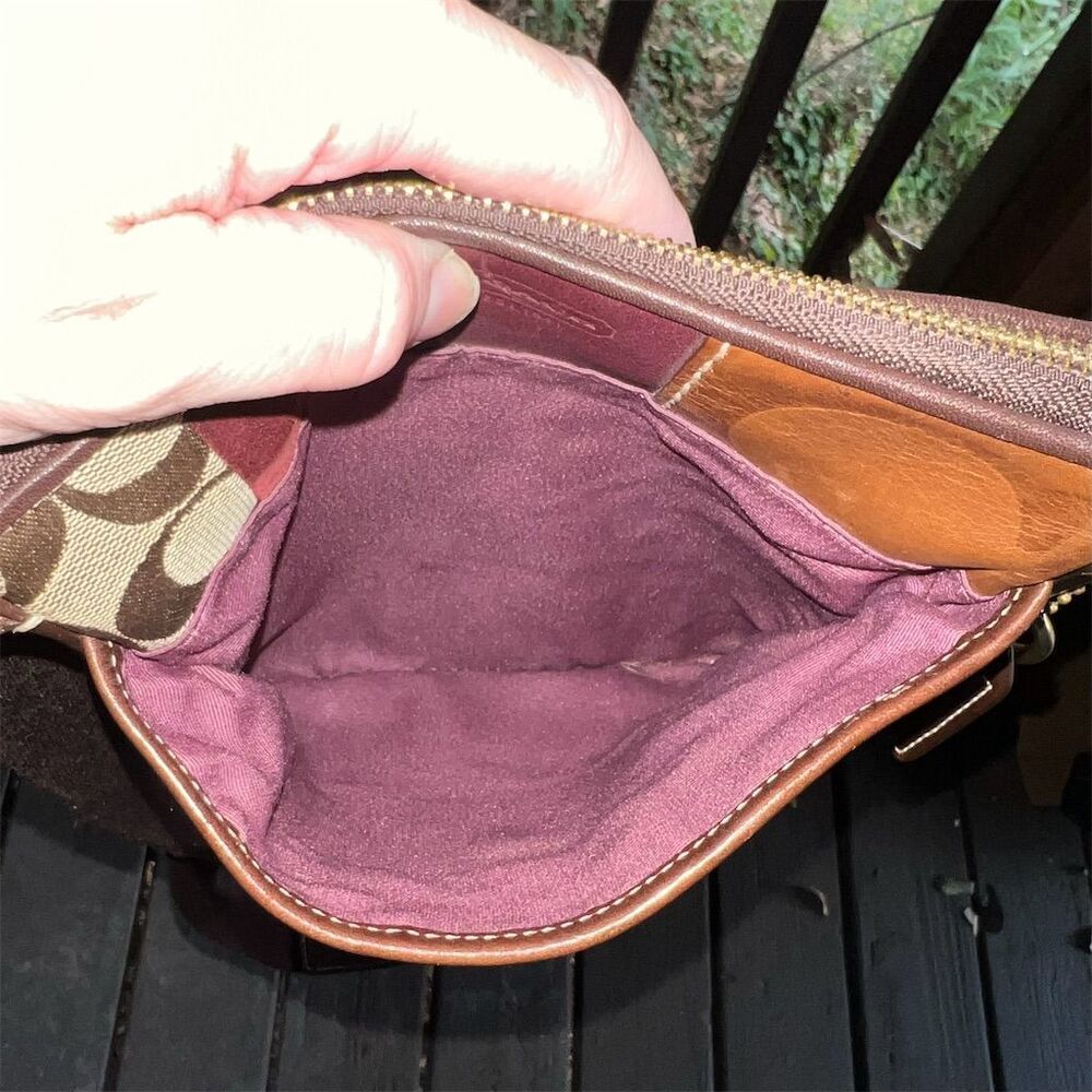 COACH VINTAGE Signature Patchwork Crossbody/Shoulder Bag Limited Edition AUTHNTC - Picture 11 of 13